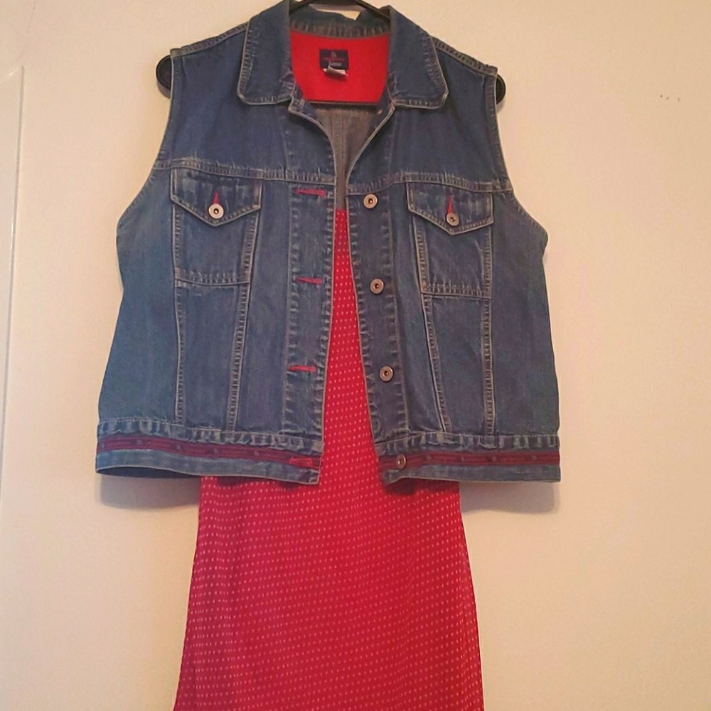 Sun dress with vest